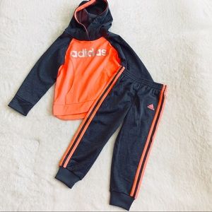 NWT Adidas Boy/Girl Color Block Track Jacket Set